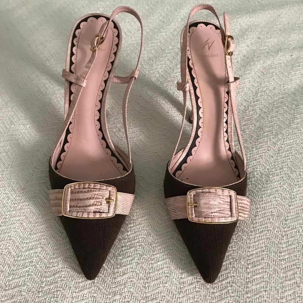 J Vincent Pink & Brown Ladies Shoe